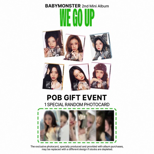 [GESCHENK] BABYMONSTER 2. Mini Album [WE GO UP] MUSTER Ver - Bild 3 von 12