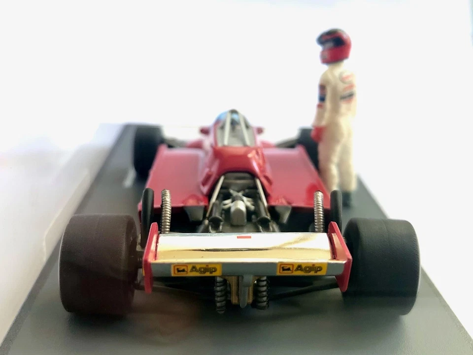 F1 1/43 Hot Wheels Elite Ferrari 126CK N°27 Gilles Villeneuve 1st Monaco GP 1981 - Immagine 4 di 4