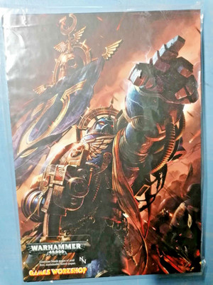 OOP Warhammer 40K Ultramarines 17cm Journal von Nemesis Now Hardcover Neu Unsealed