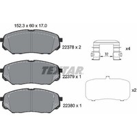 Textar 2237801 Bremsbelagsatz FüR KIA Hyundai Sorento Santa FE UM TM TMA