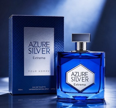 Mirage Brands Azure Silver Extreme Men's Cologne Spray 3.4 oz