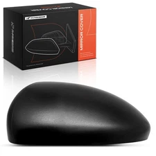 A-Premium Driver Side Mirror Cover Cap Textured Black for Chevy Cruze 2011-2016