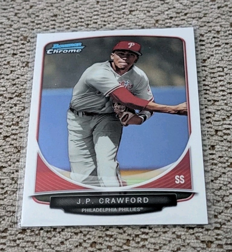 2013 J.P. JP CRAWFORD BOWMAN CHROME DRAFT PICKS #BDPP32 (PHILLIES)