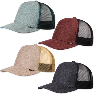 Djinns HFT Cap Retro Tweet basecap Kappe Mütze black red sand mesh new Trucker