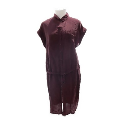 Costes, Blusenkleid, Größe: 38, C-WOM/5 SILKY DRESS, Lila, Cupro, Einfarbig #APJ