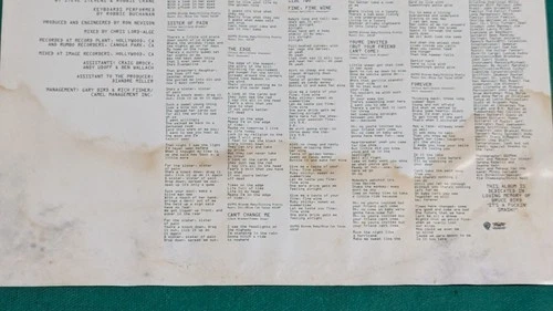 Vince Neil - Exposed BRAZIL 1st press LP 1993 Motley Crue Billy Idol - Image 4 of 4