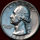 1939-S Washington Quarter — photo from another recent sale