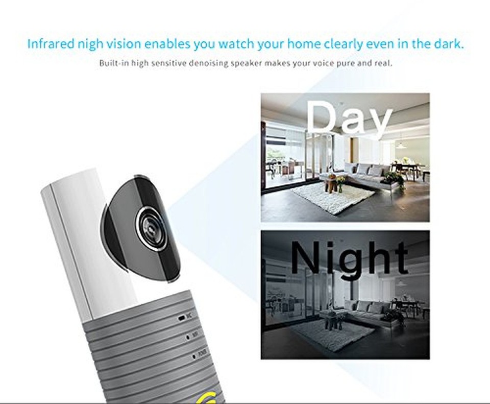 Clever Dog Camera Wifi, Small Pet Nanny Camera with Audio and Video ...