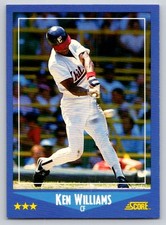 1988 Score - Ken Williams #112 - *Near Mint+*
