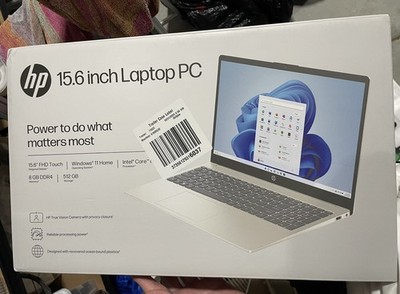 New HP 15.6'' FHD IPS Touchscreen Intel Ultra 5-125H/8GB/512GB SSD Laptop Silver