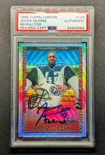 JEVON KEARSE Rookie Auto 1999 Topps Chrome Refractor 