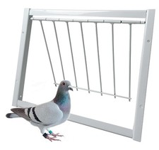 Pigeon Trap Loft Door with Steel Frame, Pigeon Doors Trap Rust Resistant Bird...