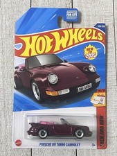 New Hot Wheels 2025 Case P Then And Now 10/10 Porsche 911 Turbo Cabriolet