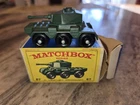 VTG MATCHBOX LESNEY 67 SALADIN ARMOURED CAR ORG. TOP SHELF! VIEW ALL PHOTOS
