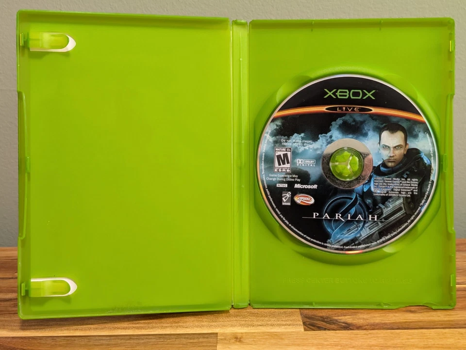 Pariah (Microsoft Xbox) No Manual - Tested & Working - Excellent Disc! - Image 3 of 4