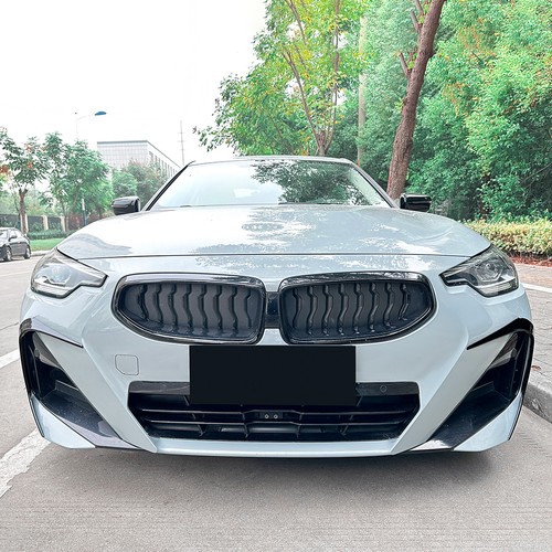 Front Bumper Side C Canards Splitter For BMW 2-Sereis Coupe G42 M-Sport 2022-25 - Picture 5 of 15
