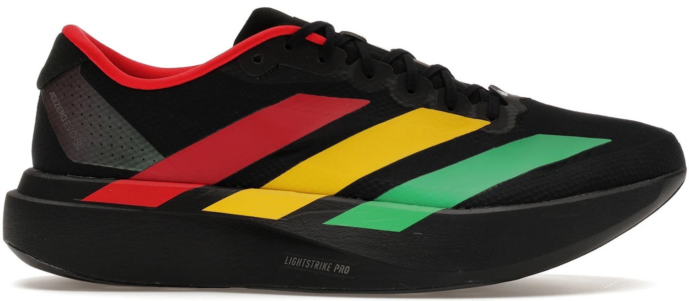 Bob Marley x adidas Adizero Evo SL Black Red Yellow for Sale