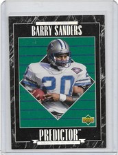 1995 Upper Deck #HP5 Barry Sanders Predictors Exchange: Award Winners HOF LIONS