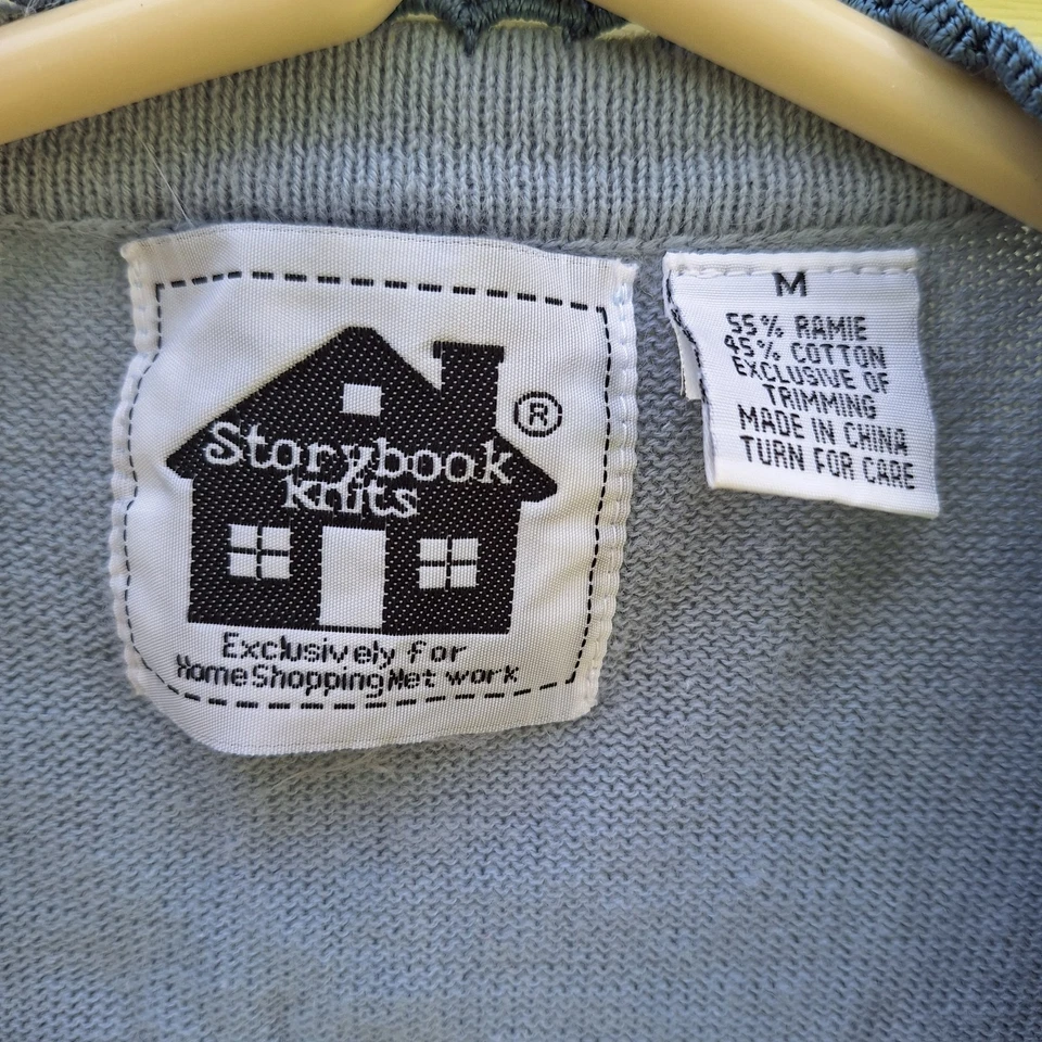 Suéter Tejido Libro de Cuentos M Cárdigan Mariposa Grannycore Floral Bloomcore Y2K Foto 4 de 4