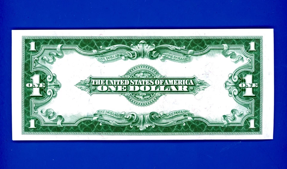 1923 $1 Silver Certificate HORSE BLANKET CRISP LARGE SZ NOTE - Image 2 of 2