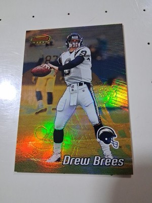 2002 Bowmans Best DREW BREES #85 Holo Refractor 2nd Year HOF 