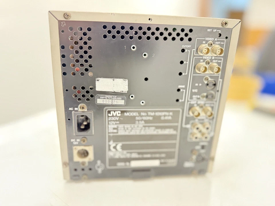 JVC TM-1010PN-K 10” Colour Video Monitor PAL Gaming Television (Ref 5) - Image 4 of 4