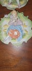 Vintage Lot Of 2 Hand Painted Bisque Victorian Wall Plaque Msn/woman — photo 5