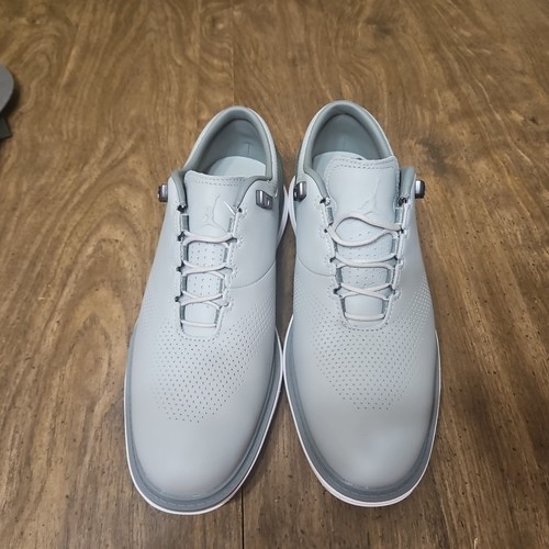 Nike Air Jordan ADG 4 Gray White Golf Shoes Cleats DM0103-010 Mens Size 8 - Picture 6 of 10