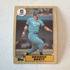 Topps 1987 George Brett #400 Kansas City Royals Baseball