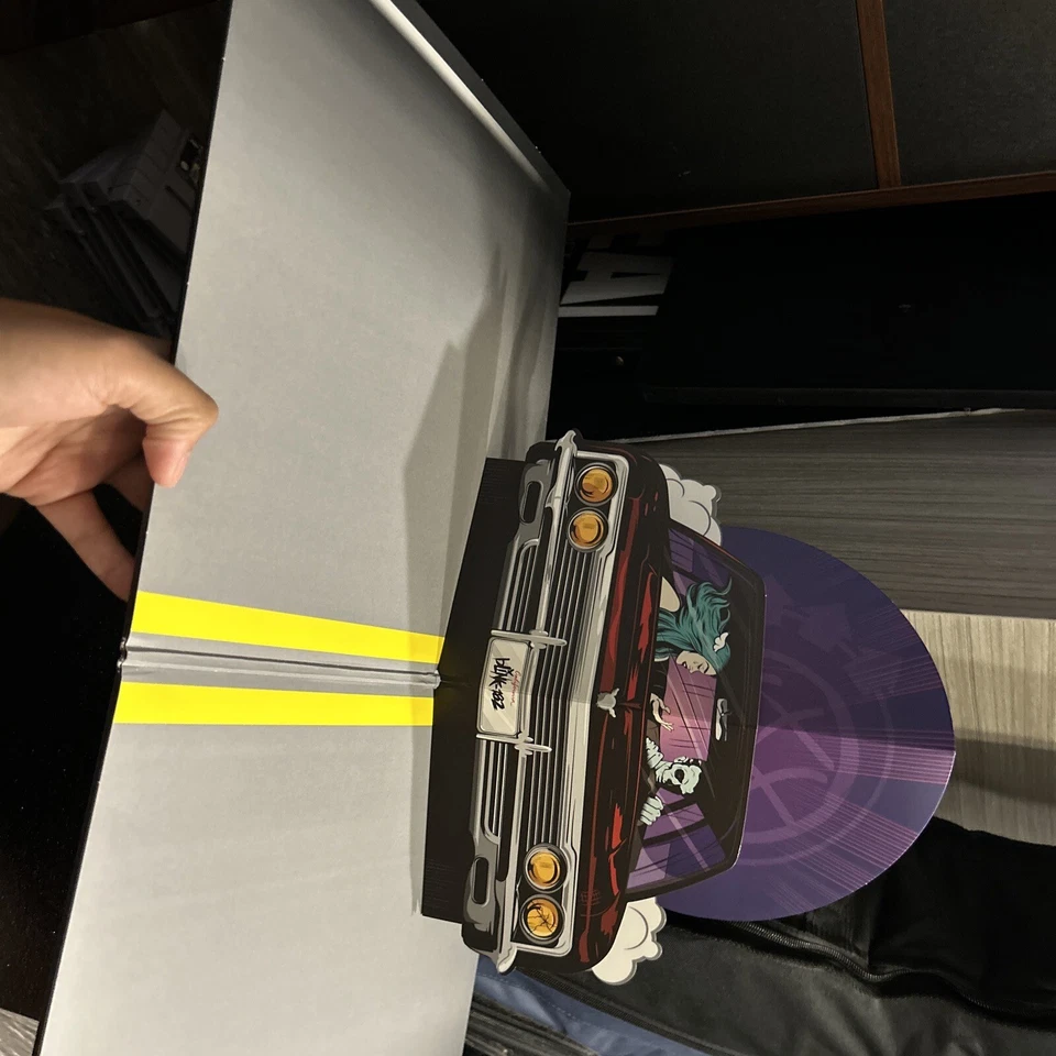 Blink-182 - California Deluxe Edition Royal Blue Marble Color Vinyl 2LP - Image 2 of 3