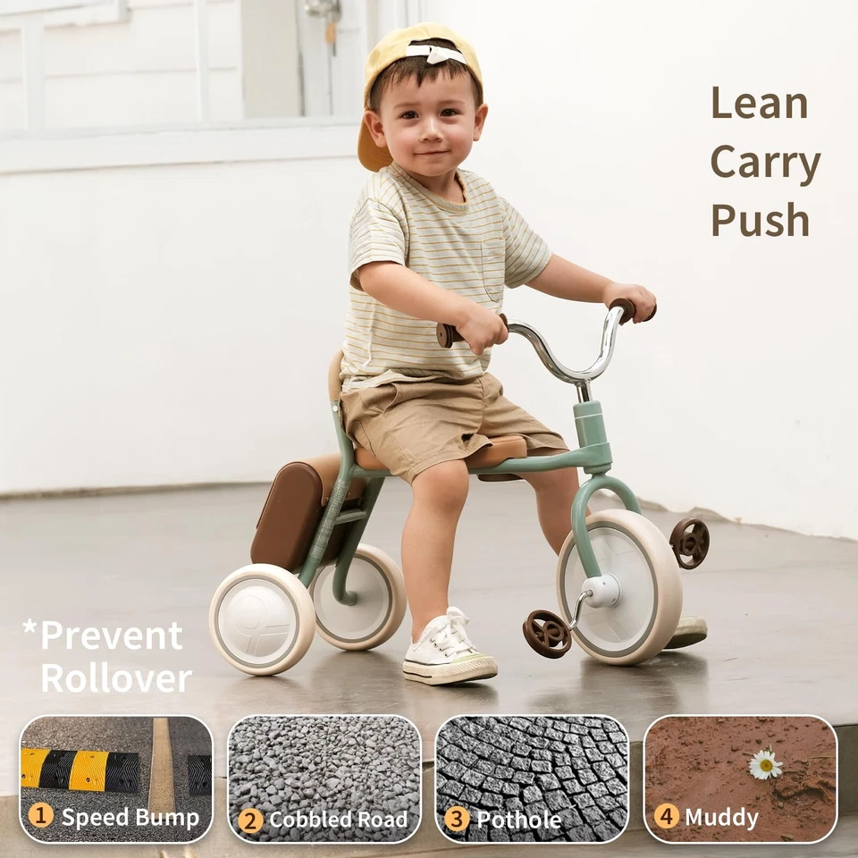 Mate Kids' Tricycle Push Ride On Toys Pedal Vehicle for 1-4 Year Kids First B... - Image 4 of 4