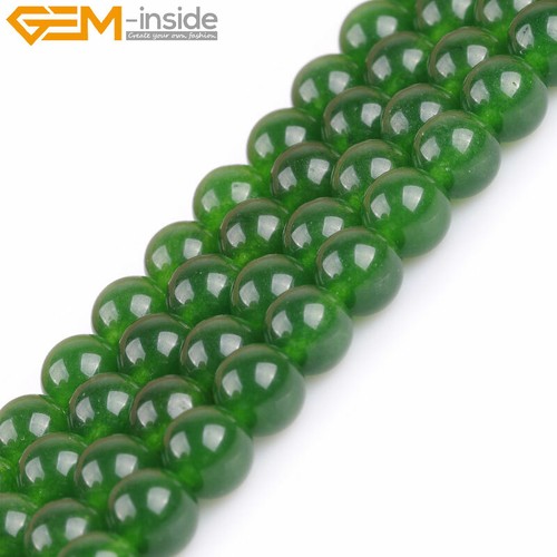 Round Taiwan Jade Stone Beads For Jewelry Making 15" Wholesale Jewlery Beads - Picture 20 of 29