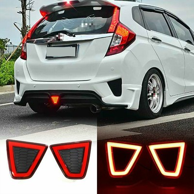 For Honda Fit Jazz 14 17 Led Rear Bumper Lamp Tail Light With Brake Signal Ebay For Honda Fit Jazz 14 17 Led Rear Bumper Lamp Tail Light With Brake Signal Ebay
