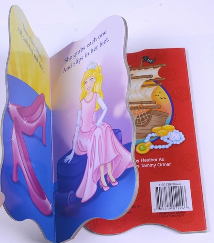 (2) Children's Books Cardboard Pages PIRATES & One Pretty PRINCESS by Bendon Pub - Picture 3 of 5