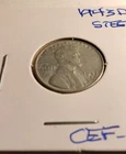 1943 D STEEL LINCOLN WHEAT PENNY CENT CHOICE EXTREMELY FINE CONDITION