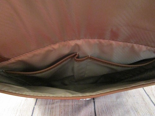 Samsonite Brown 15" Laptop Backpack Bag Purse Carry Shoulder Strap Pockets - Picture 6 of 10