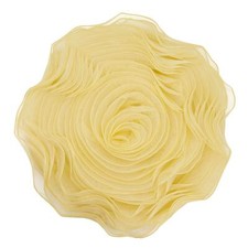 Rose Design Throw Pillow Yellow 16"