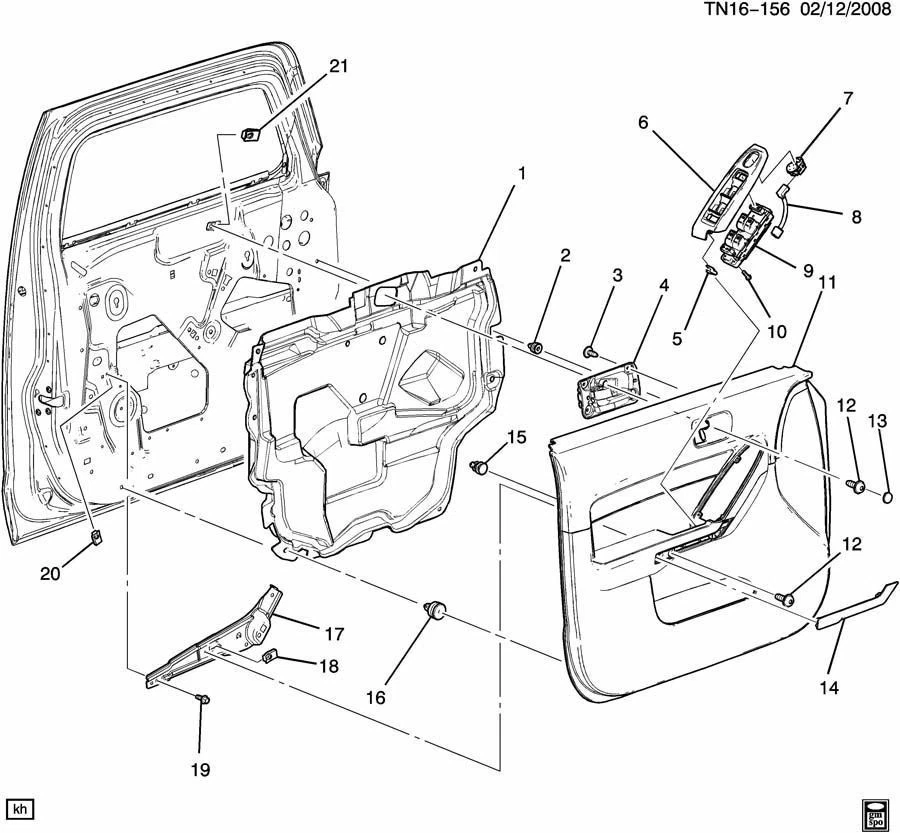 Hummer H3 H3T 2007-2010 panel de puerta lateral izquierda del conductor reposabrazos delantero cubierta de moldura azul Foto 4 de 4