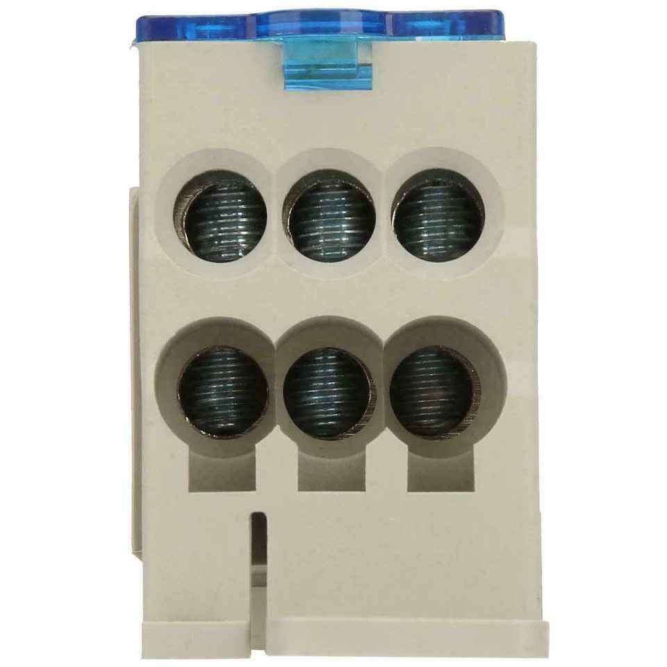 Pack of 24 Power Junction Box Terminal Block Connector DIN Rail 6-250 AWG 160A - Image 2 of 4