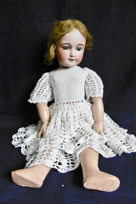 Poupée Ancienne Tête Biscuit SFBJ 301 – 58 Cm – Unis France – Époque