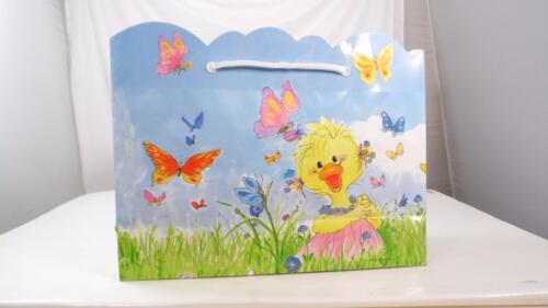 SUZY'S ZOO 'SUZY DUCKEN' 13.5"x10"x4.5" GIFT BAGS LOT OF 3 NEW SPRING EASTER