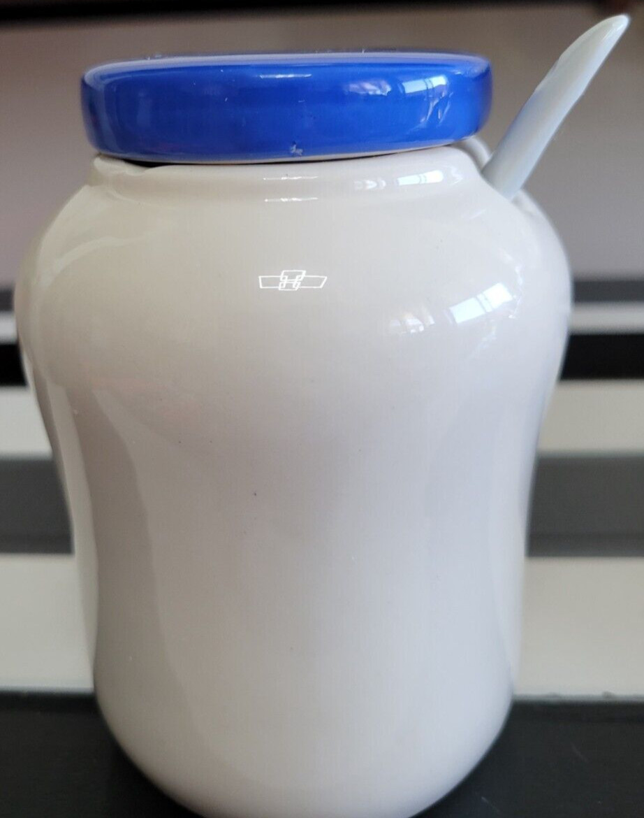 PIER 1 IMPORTS SANDWICH CONDIMENT SPINNER BLACK METAL HOLDER AND 5 CONTAINERS