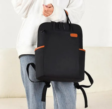 Zaino Da Donna Zainetto Multifunzionale Borsa Casual Moda Zaino Nero Bagaglio