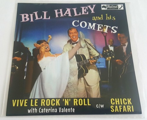 BILL HALEY - "VIVE LE ROCK 'N' ROLL" s/w "KÜKENSAFARI" - BEIDSEITIG HÖREN - Bild 2 von 3