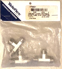 Teleflex Hydraulic Steering Tee 3/8T-1/4”Npt 3 Pack HF5531