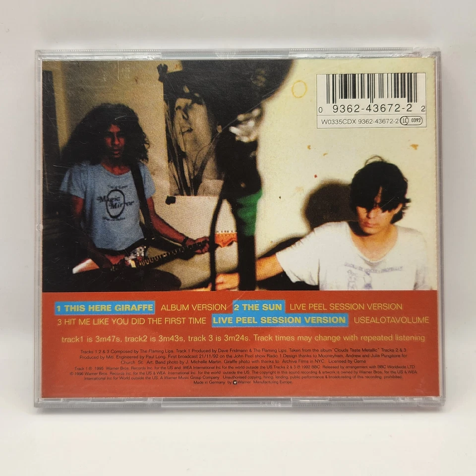 The Flaming Lips This Here G Recording Alternative Indie Rock Music CD 1996 USED Foto 4 de 4