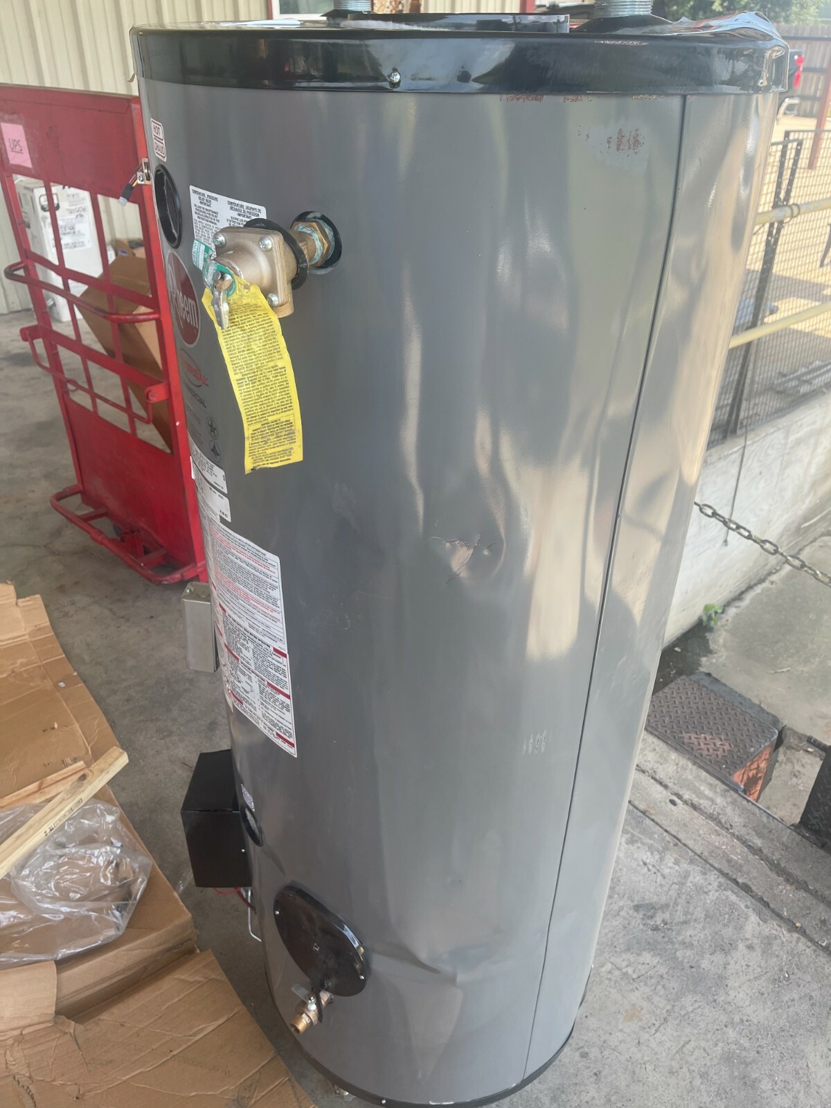 Commercial Electric Water Heater 50 gal Tank 480V 18,000 RHEEM-RUUD LP  Propane | eBay