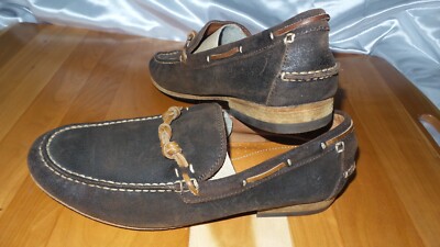 Frye Dark Brown Leather Slip-On Loafers Men main image 3
