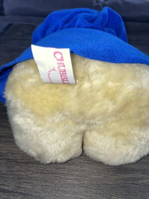 Vintage 1980s CHUBBLES Plush Green Blue Teal Cloak Toy