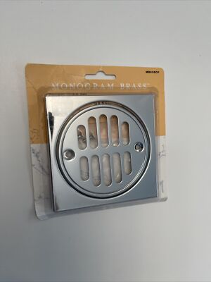 Monogram Brass MB608CP Monogram Brass 4-1/2'' Square Shower Drain